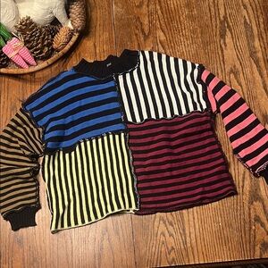 Forever 21 Multicolor Striped Sweater